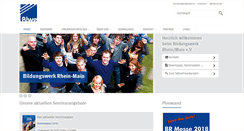 Desktop Screenshot of biwe-ffm.de