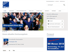 Tablet Screenshot of biwe-ffm.de